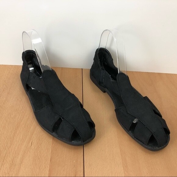 Comfort Plus by Predictions Women’s Black Suede Sandals Sz:9.5 NWT