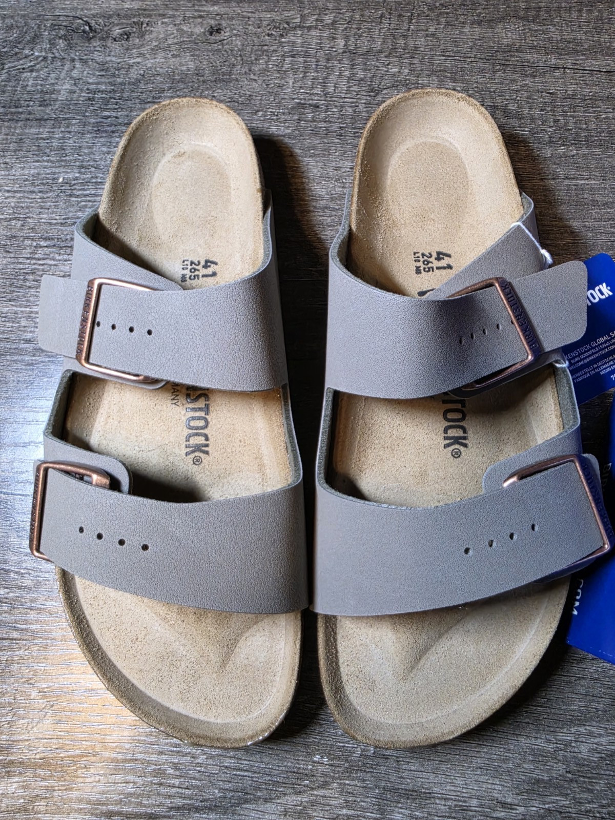 Size 10 Birkenstock Arizona BS Stone Size 41N