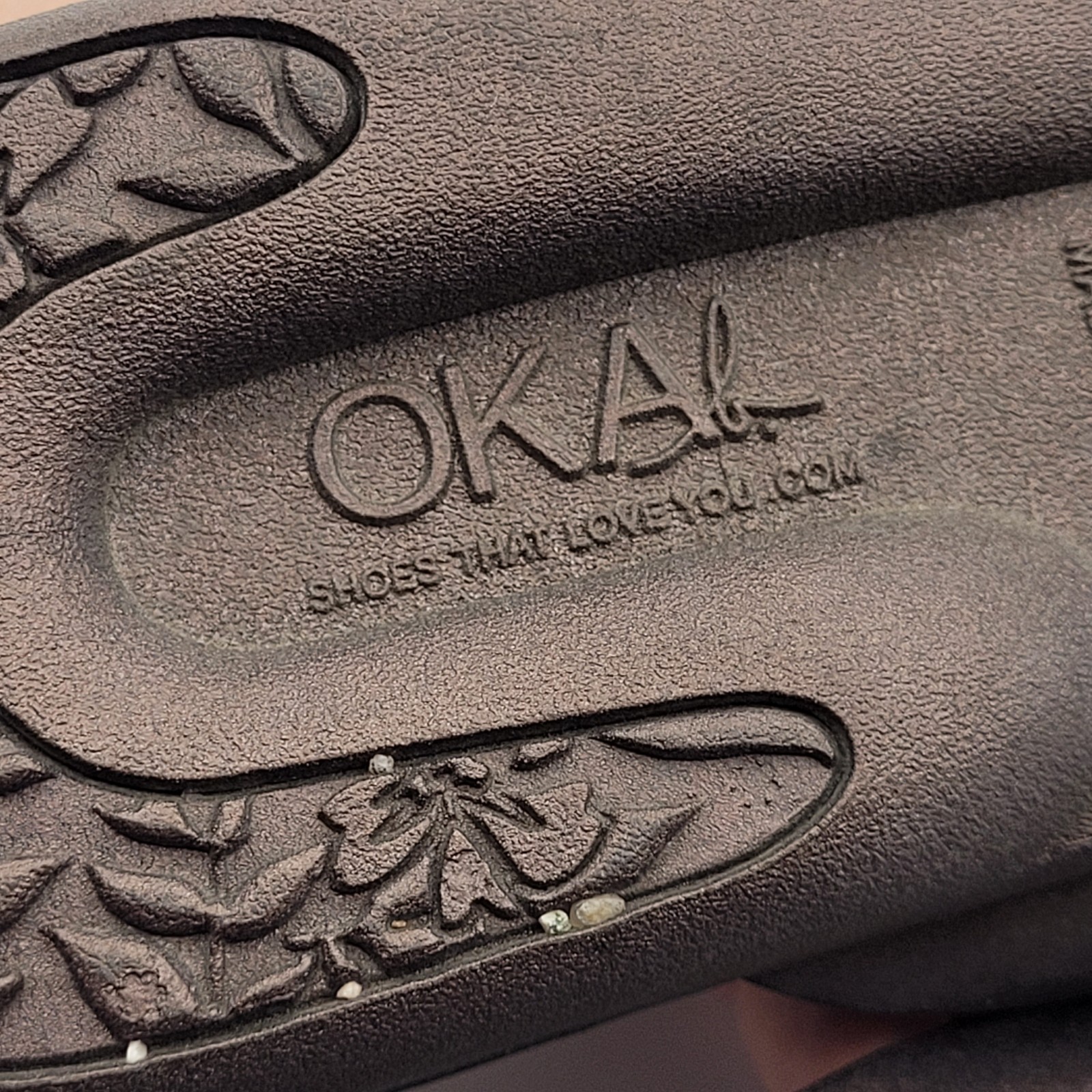 Oka-B Flip Flops L Sandy Sand Dollar Sea Star Bronze Brown Women’s Size 9.5-10.5