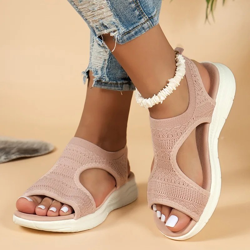 Orthopedic Slingback Sandals for Women Breathable Sport Slide Shoes Summer 2025