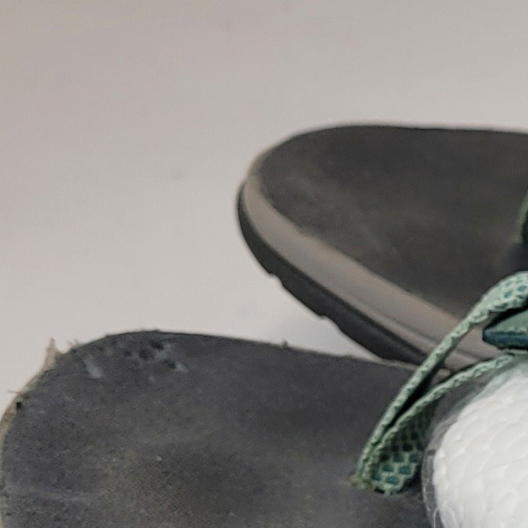 Merrell Bering Sea Sandals Womens 10 Teal Green Good Leather Thong Slides