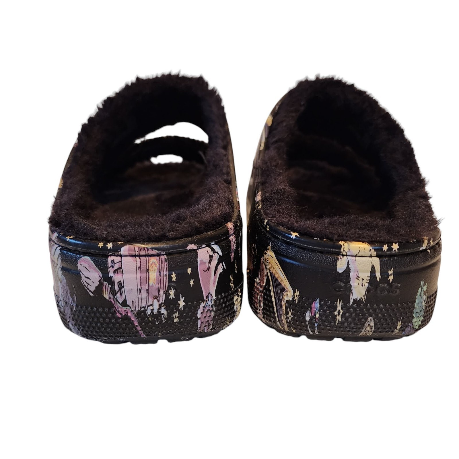 Crocs Harry Potter Vera Bradley Wizarding Cozzzzy Slides Lined Womens 11 Mens 9