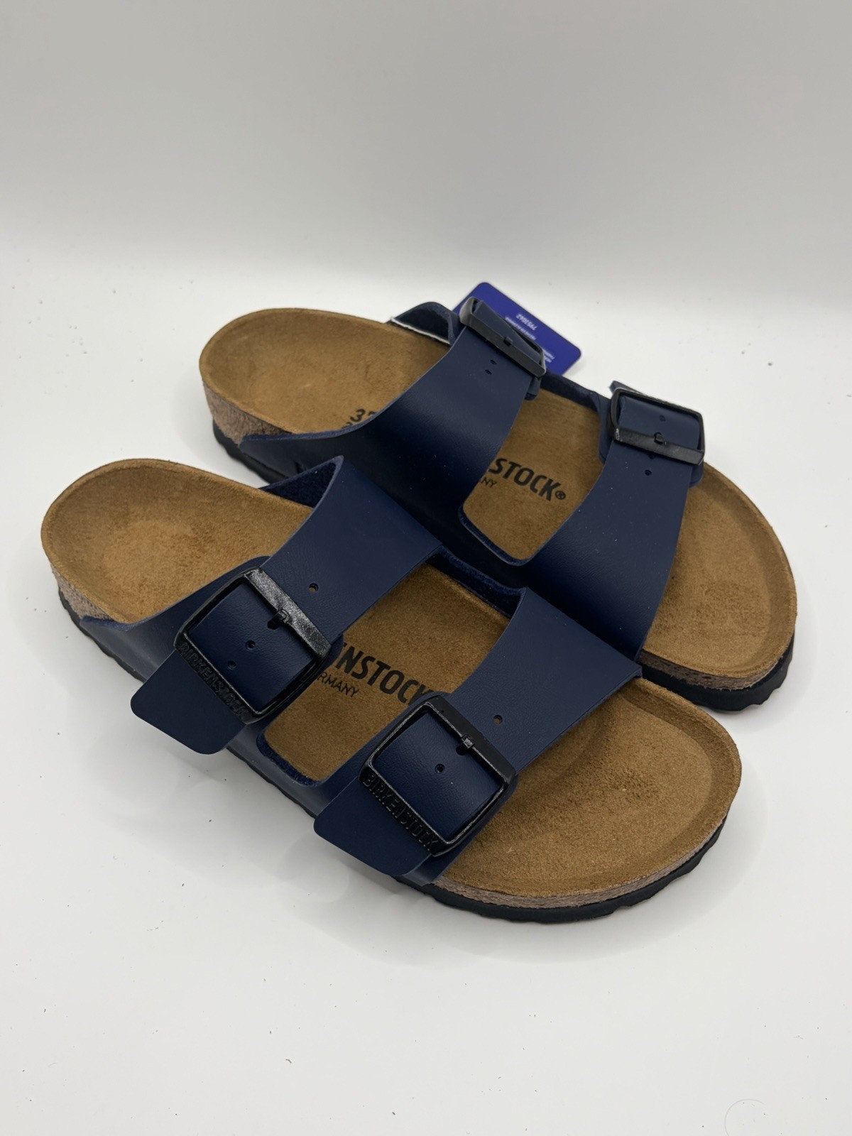 Birkenstock Arizona BS Blue Slide Buckle Sandals Narrow EU 37 US 6 MPN 0051753