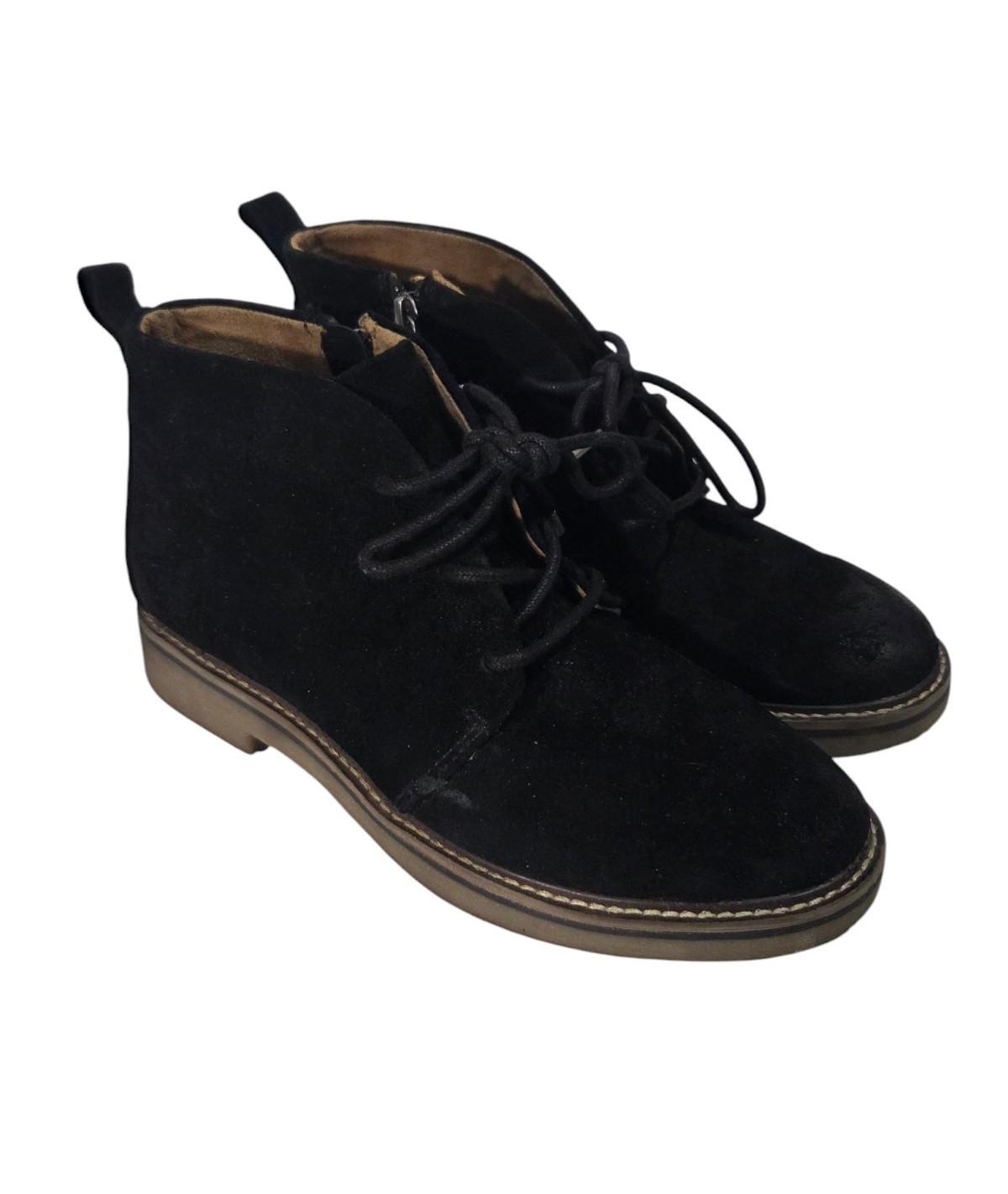Comfortiva Boots Align Ankle Black Suede Women’s Size 7M Casual Dress Chukka