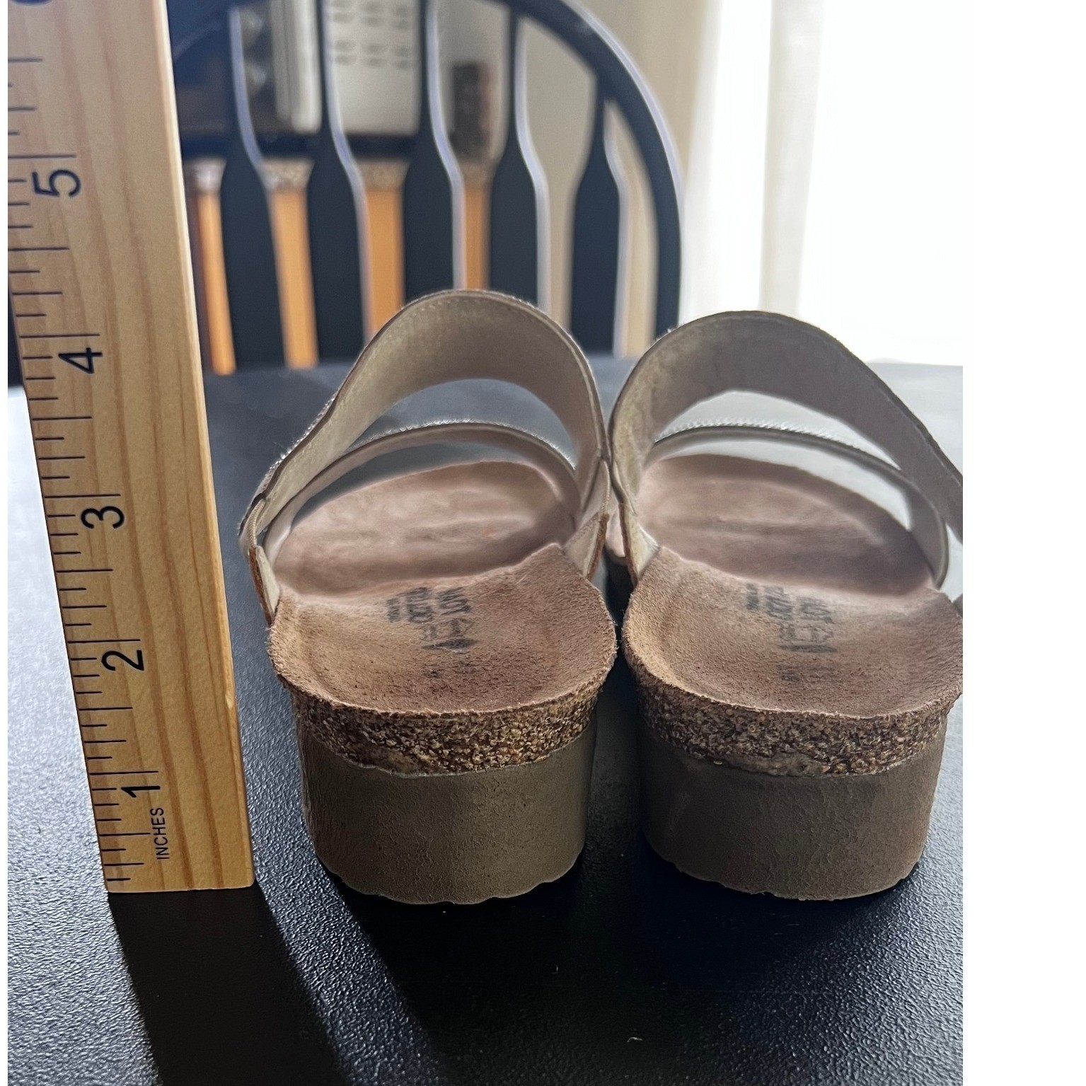 Naot Bianca Champagne Rhinestone Slide Sandals AK125 Womens 41 US 10