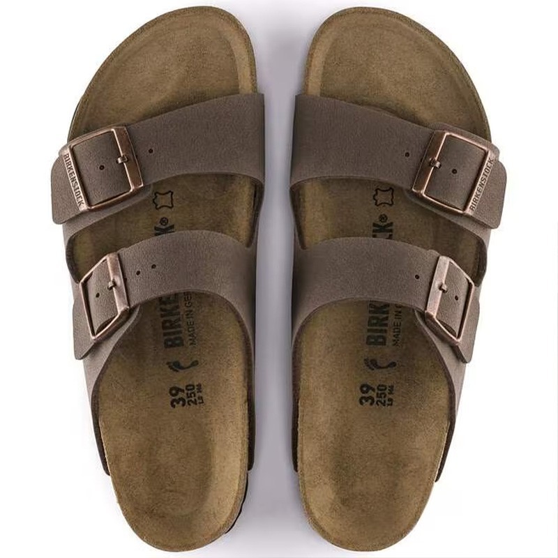 Birkenstock Arizona Mocha Birkibuc Leather Men’s and Women’s Sandals Select Size