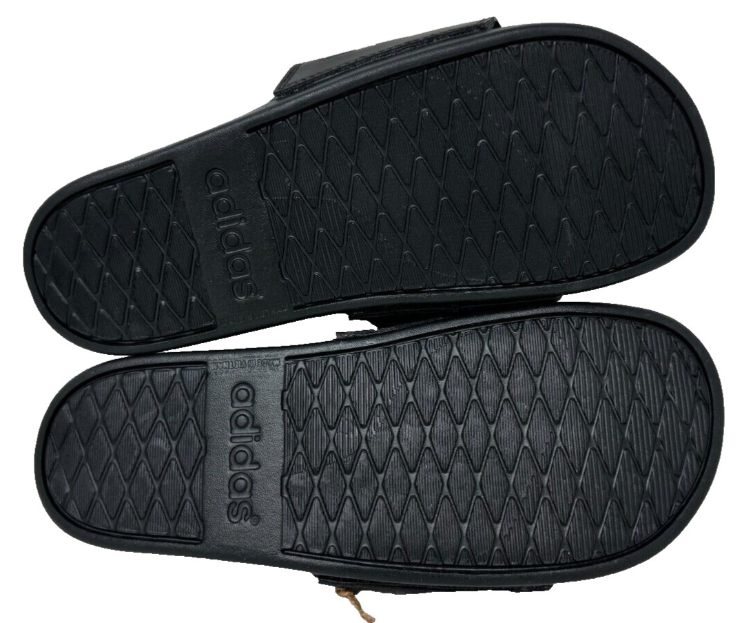 Adidas Women’s Adilette Slip On Comfort Walking Slide Sandals Black Size:7 118P