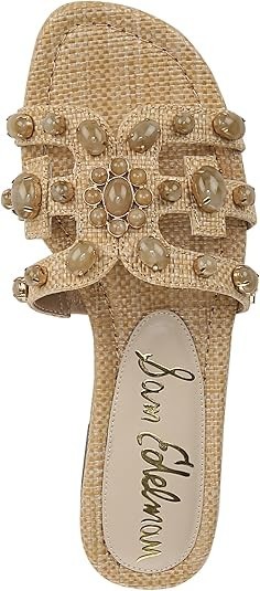 Sam Edelman Woman’s Sandals Bay Bleached Beechwood Gem Size US 5 M *NEW IN BOX*