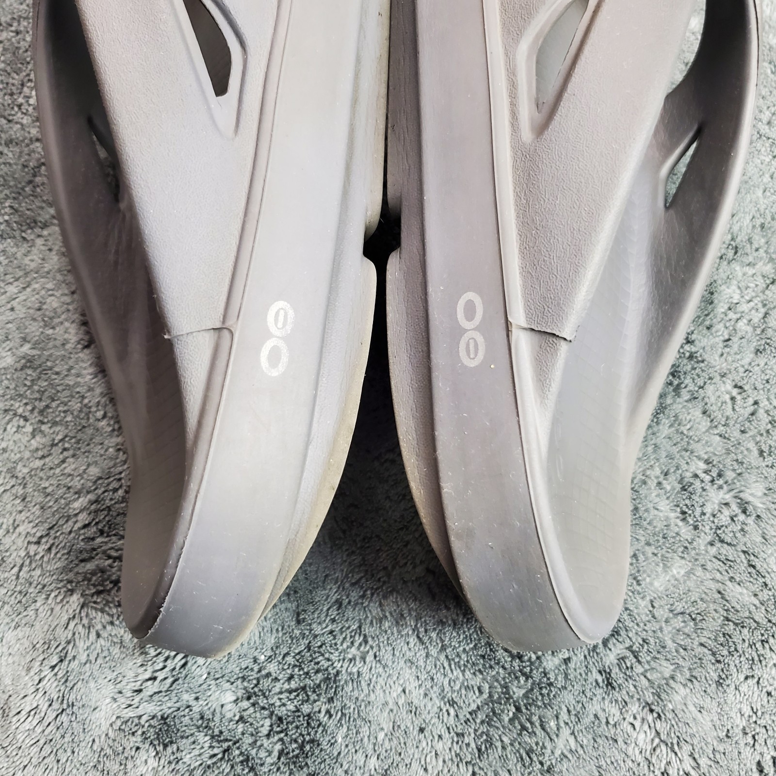 OOFOS Original Recovery Flip Flops Men’s 13 Women’s 15 Gray Comfort Thong Sandal