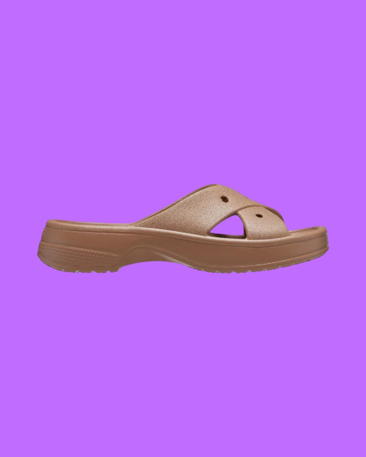 CROCS Classic Cross Strap Sandals Milk Chocolate Women’s Sandals 210840-2JJ