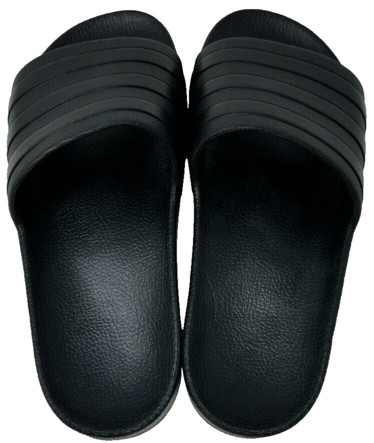 Adidas Women’s Adilette Cloudfoam Slip On Comfort Slide Sandals Blk Size:7 118D