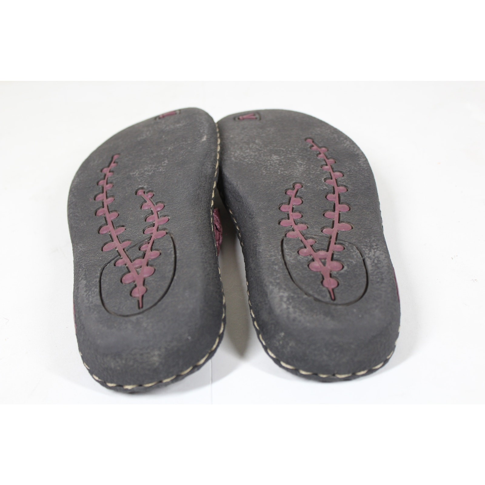 KEEN Cush Flip Flops Women’s Size 8 Burgundy Nubuck Thong Slip On Sandals