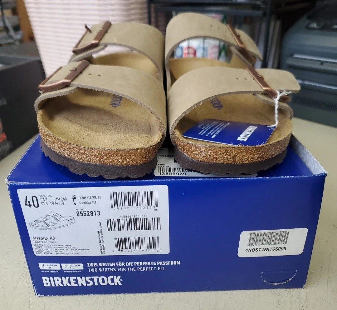 PICK SIZE – Birkenstock Arizona BS TOBACCO BROWN Soft Footbed Sandals