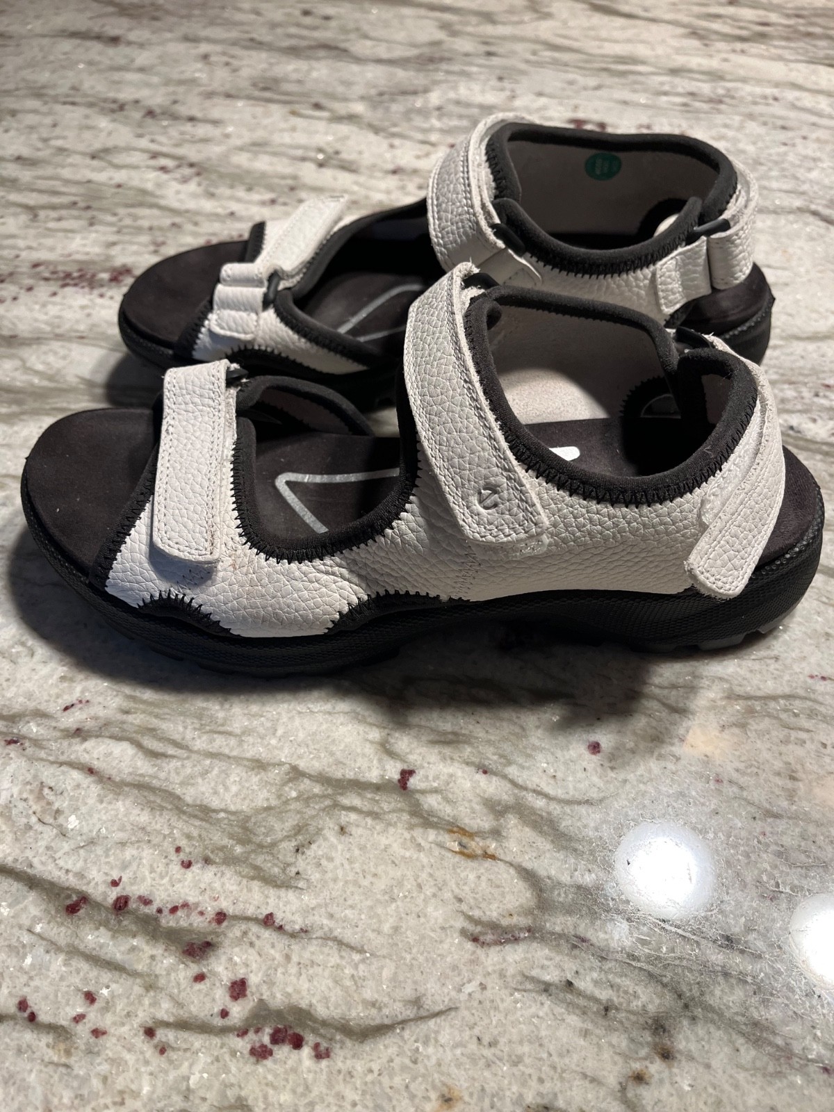 Ecco Women’s Off White Outdoor Sport Sandals Size 40 FLUIDFORM