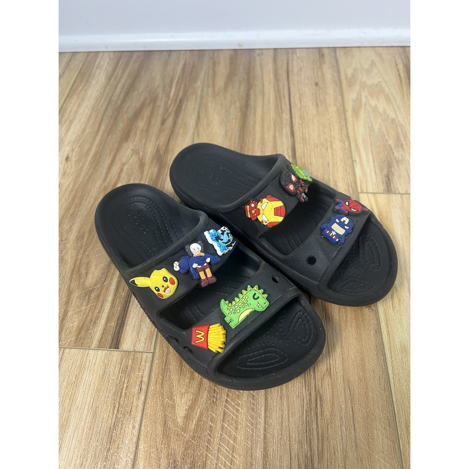 Crocs Iconic Comfort Men 4 Women 6 +Jibbitz Avengers Marvel Fry McDonald’s