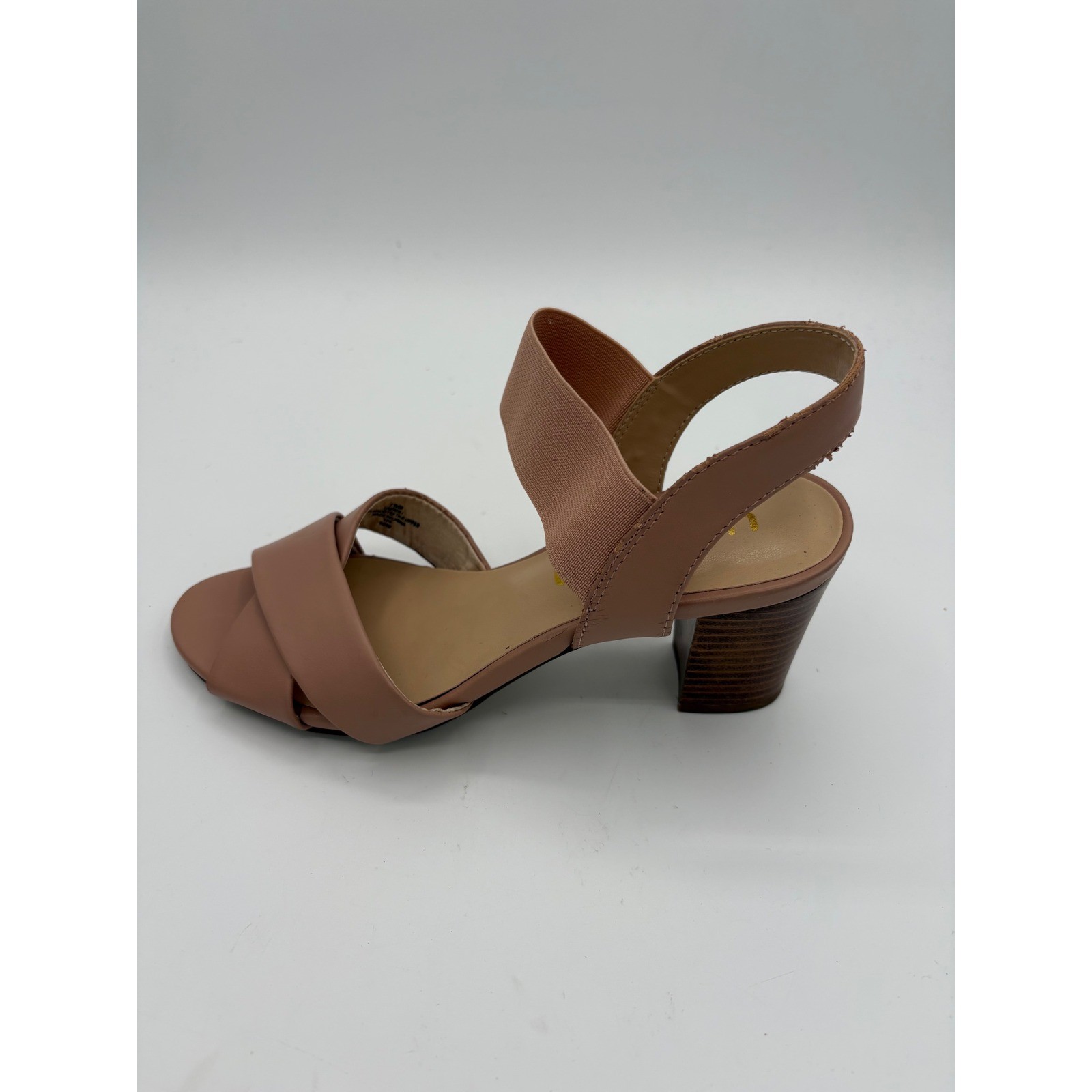Unisa Unparli Blush Pink Mauve Block Heel Slingback Sandals Womens 7.5M