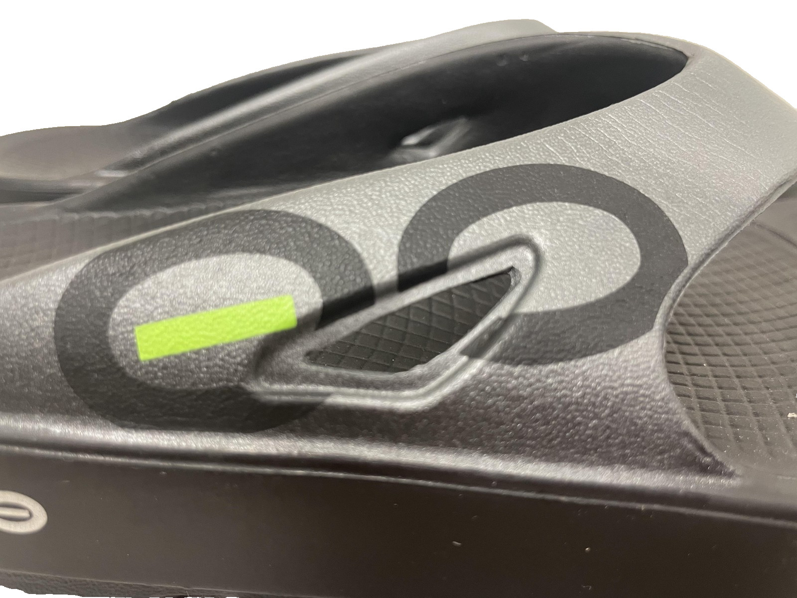 OOFOS OOriginal Sport Recovery Sandals Men 5 Women 7 Black Graphite Flip Flops