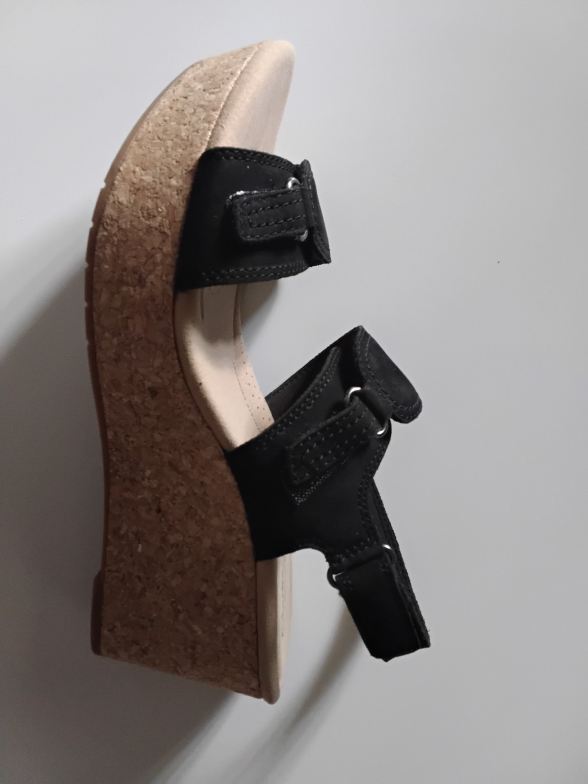 Rose Lane Black Nubuck Clark Collectin Black Size 10W sandals
