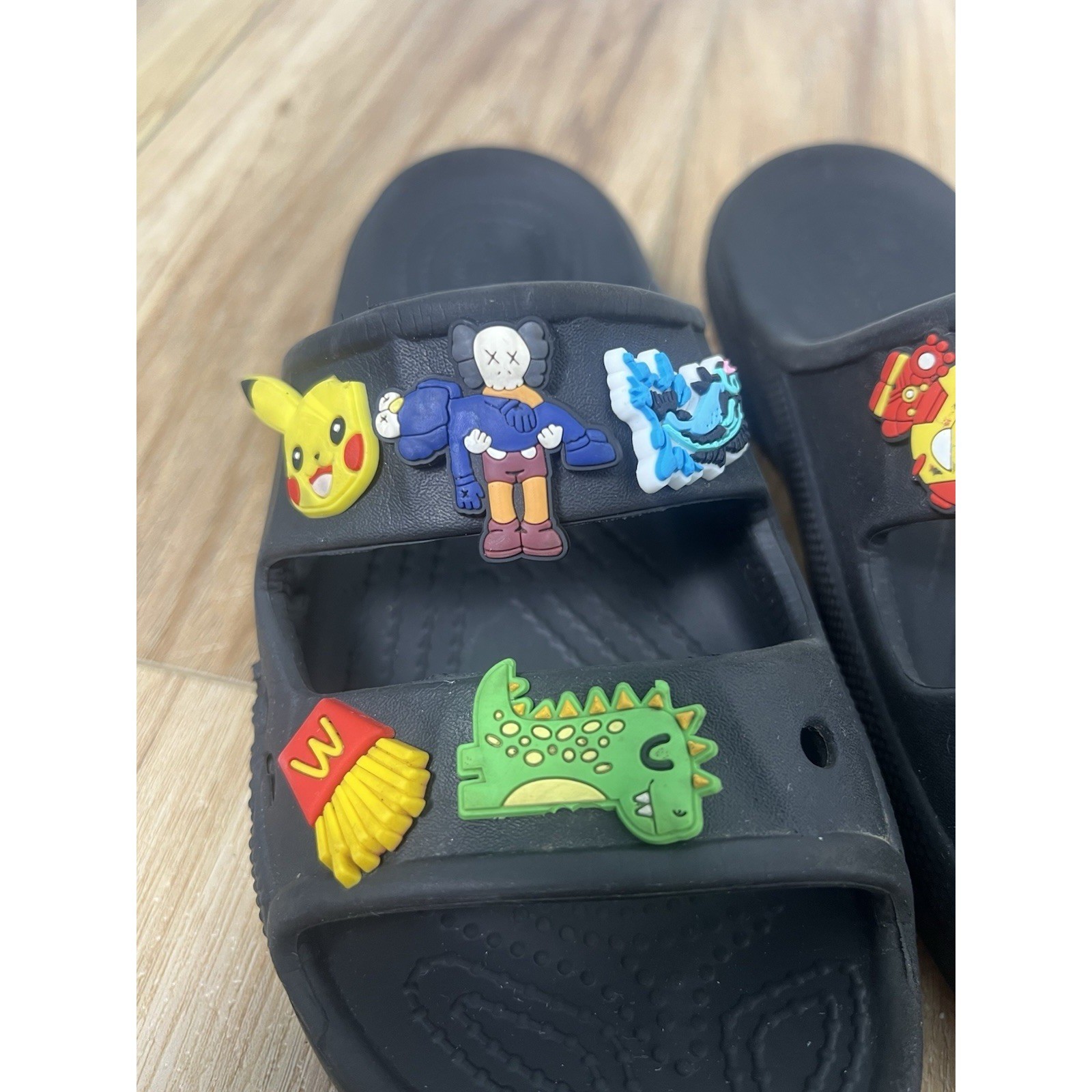 Crocs Iconic Comfort Men 4 Women 6 +Jibbitz Avengers Marvel Fry McDonald’s