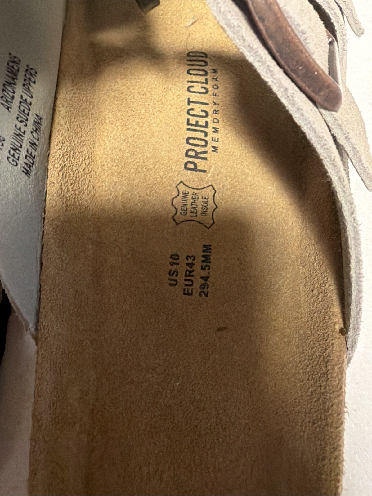 Project Cloud Women’s, Leather Womens Sandals, Memory Foam, Lightweight,Non-Slip