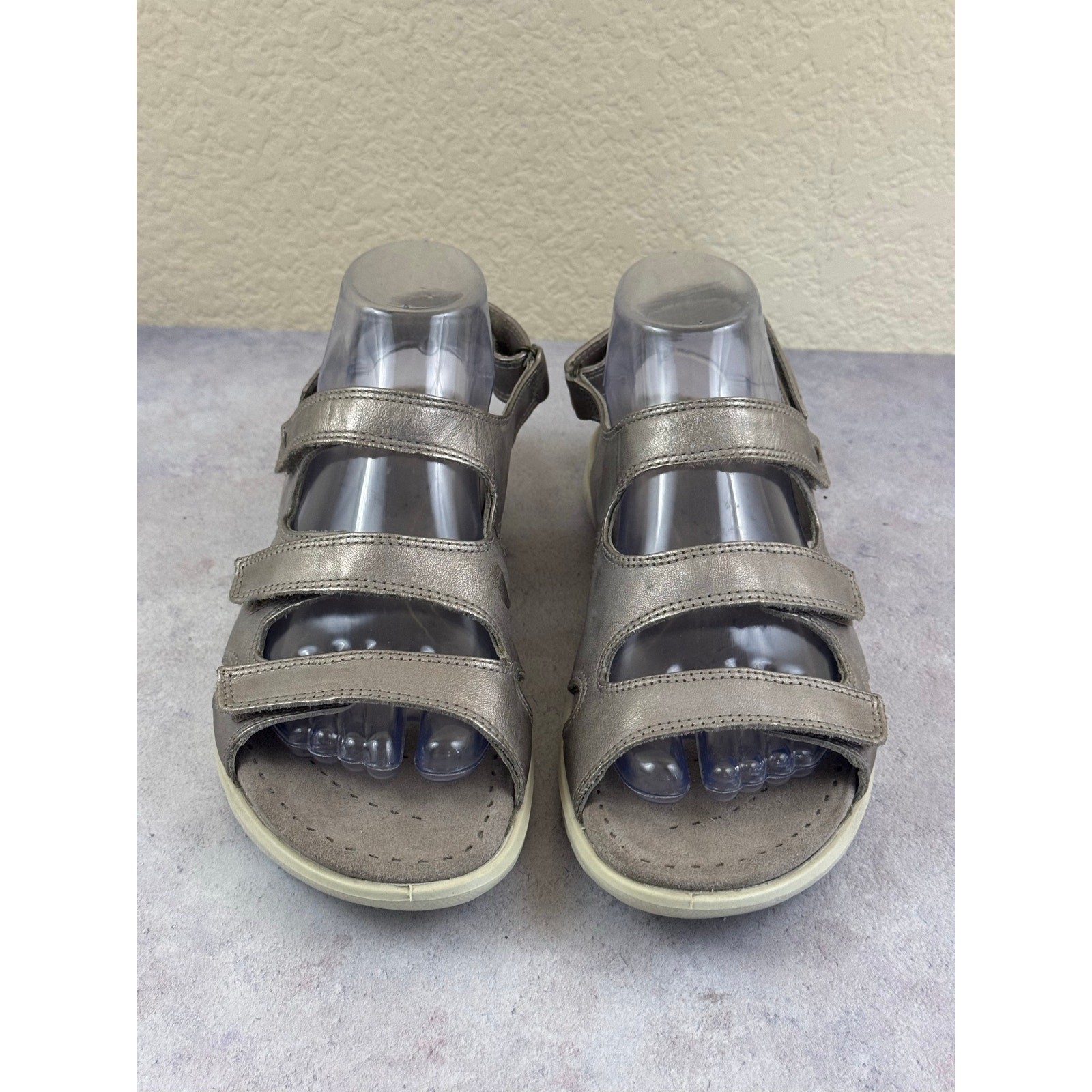 ECCO Women’s Metallic Babett 3 Strap Dress Sandals, EU 41 (US10-10.5)