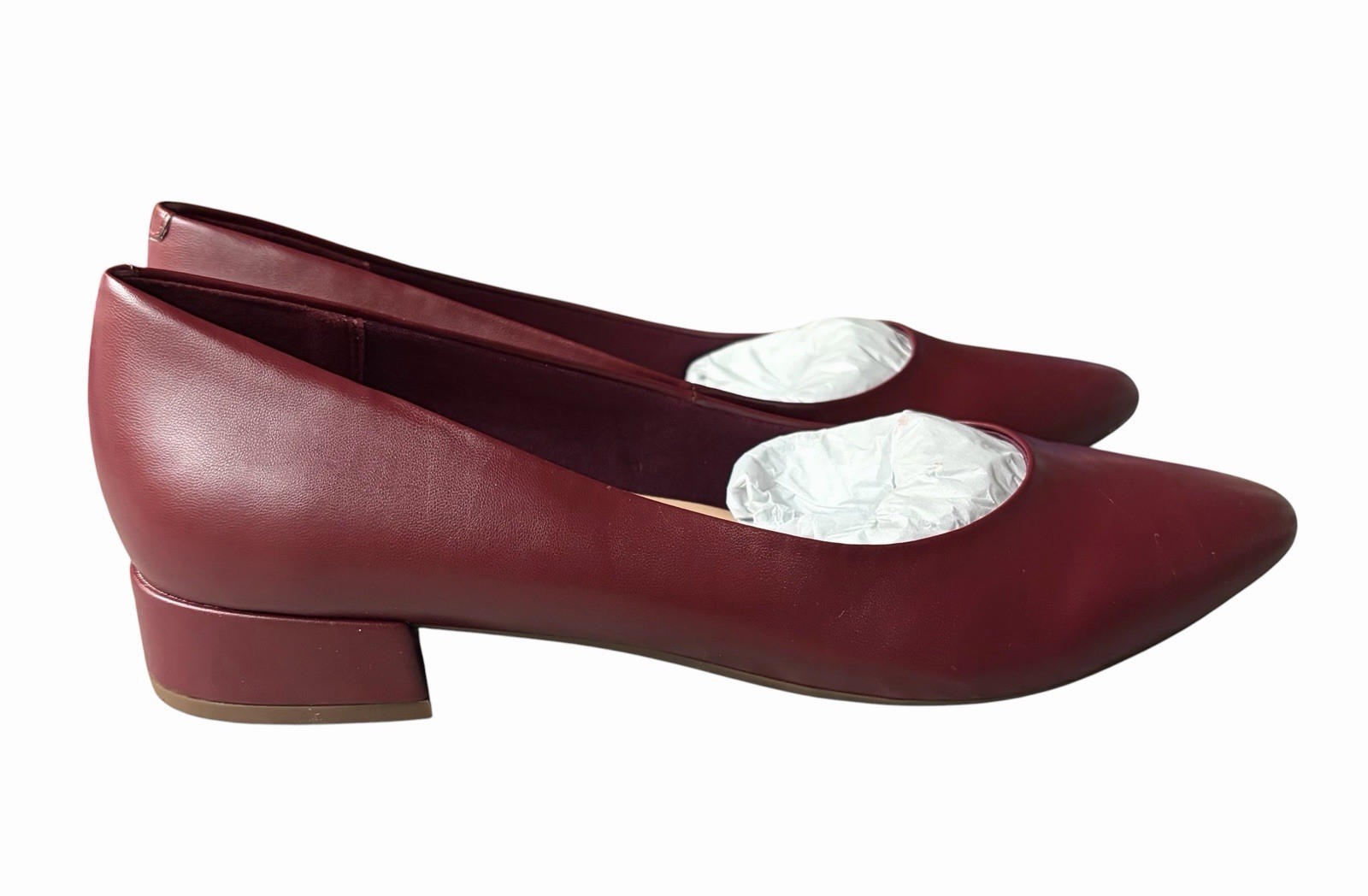 Women’s Easy Spirit Low Block Heel Slip-on SECALLA 3 Burgundy Shoes 9M NWOB