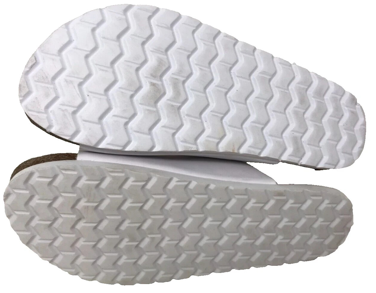 Sonoma Women’s Artwork Double Buckle Comfort Slide Sandals White Size:7 99M