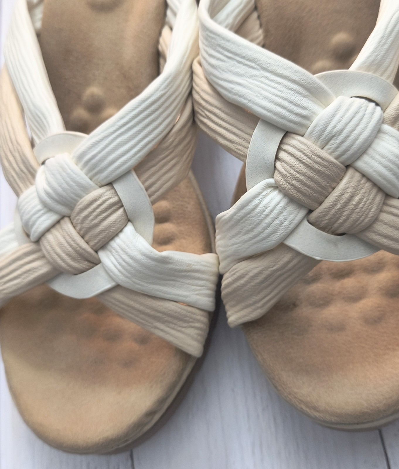 Good Choice Wedge Heel Beige Sandals