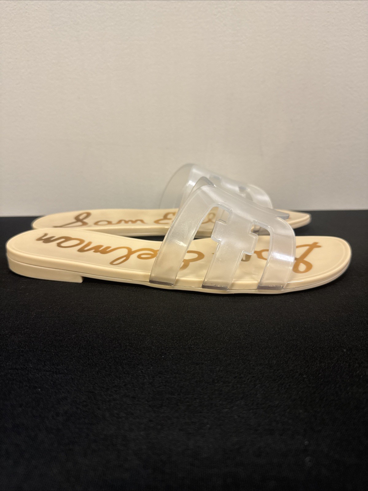 Sam Edelman Bay Jelly Clear/Sand Size 10