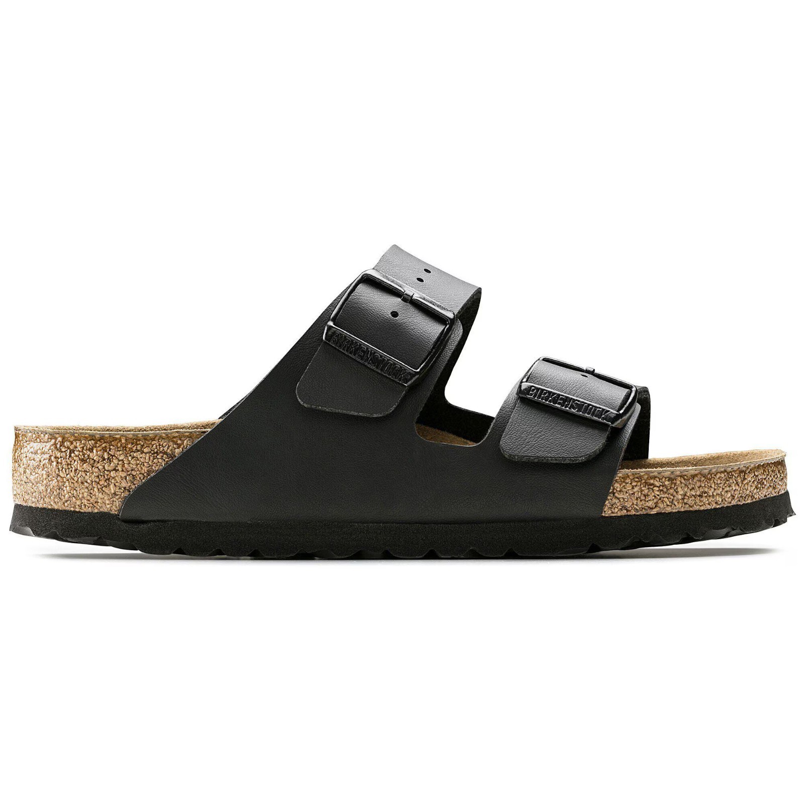 Birkenstock Arizona Soft Footbed Birko-Flor Sandals – Black