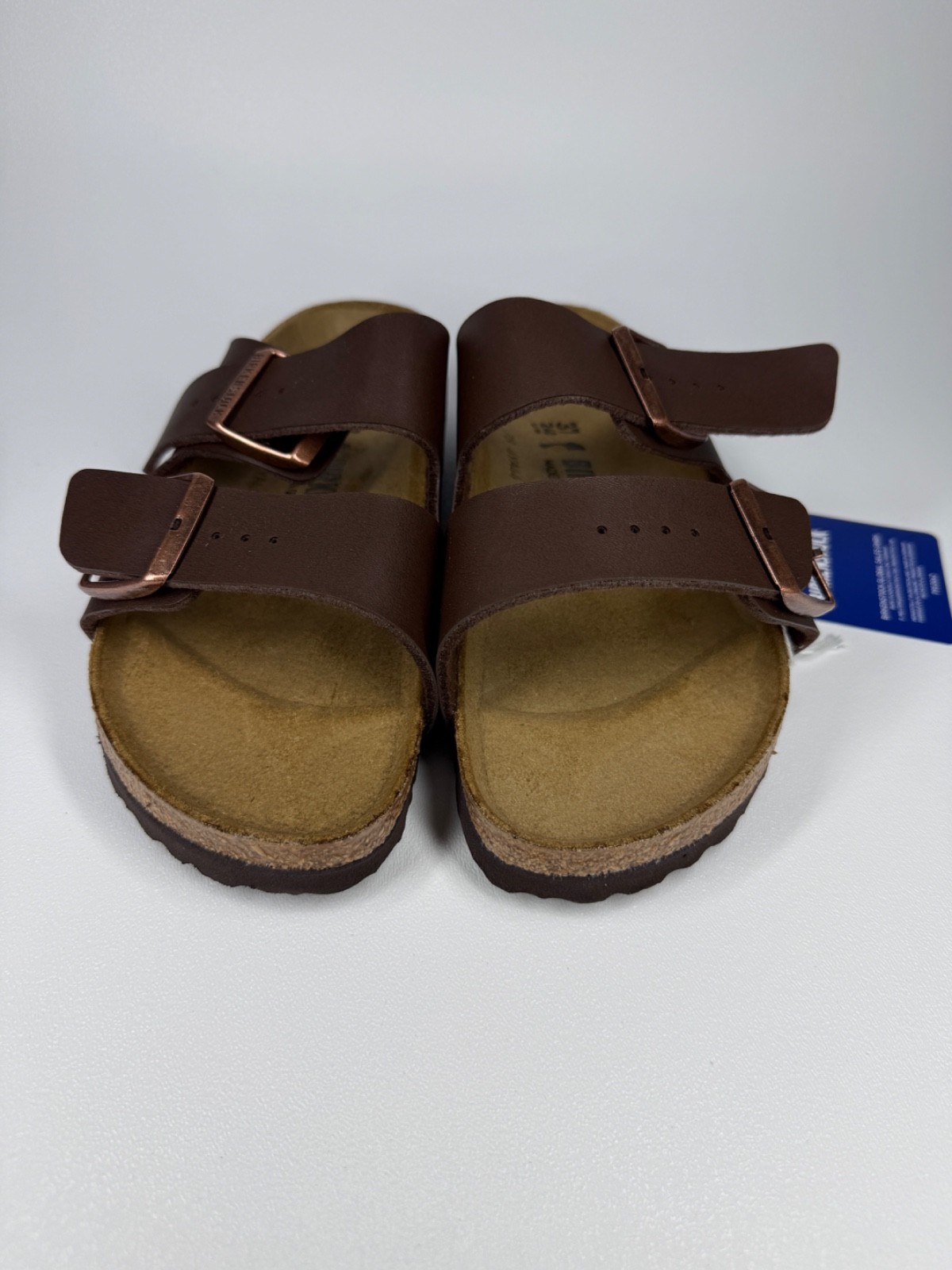 Size 37 – US Men’s 4 / Women’s 6 – Birkenstock Arizona Dark Brown – Birko-Flor