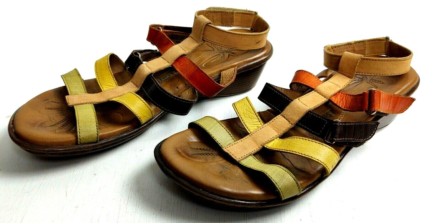 Born Women’s Sandals with Ankle Strap Size 8 EU 39 UK 6 1.25″ Heel