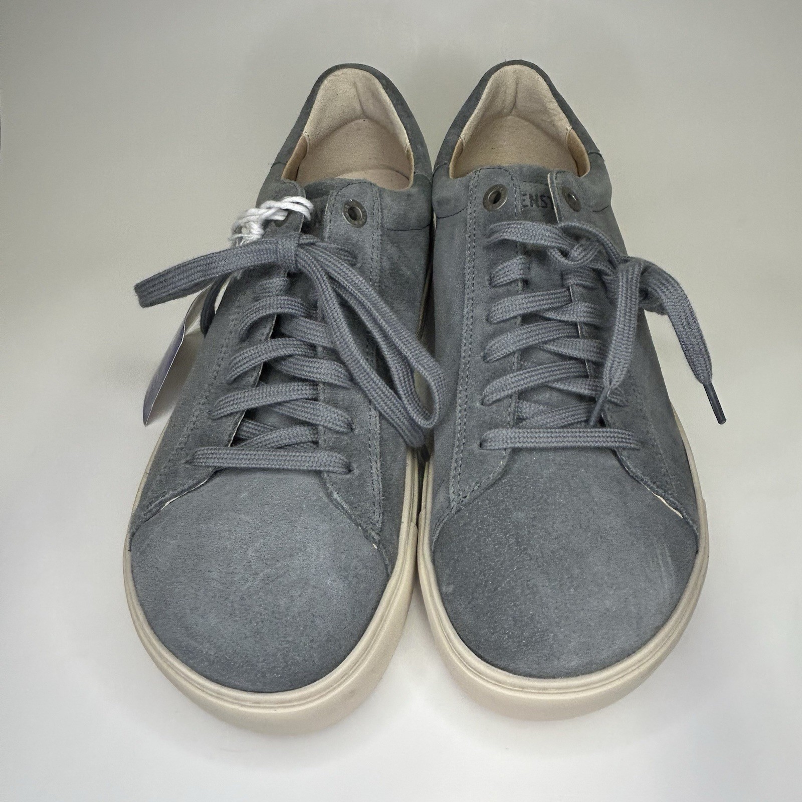 BIRKENSTOCK Bend Low Suede Leather Gray Narrow Fit Men 6 Women 8 No Box