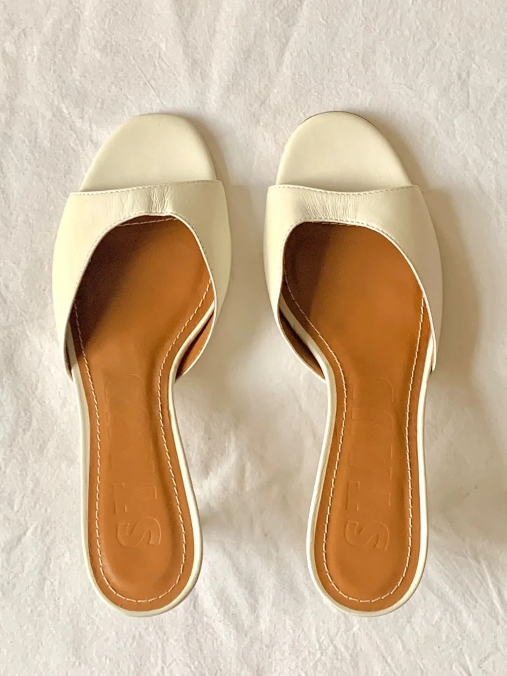 Staud Brigette Leather Heeled Sandals 36