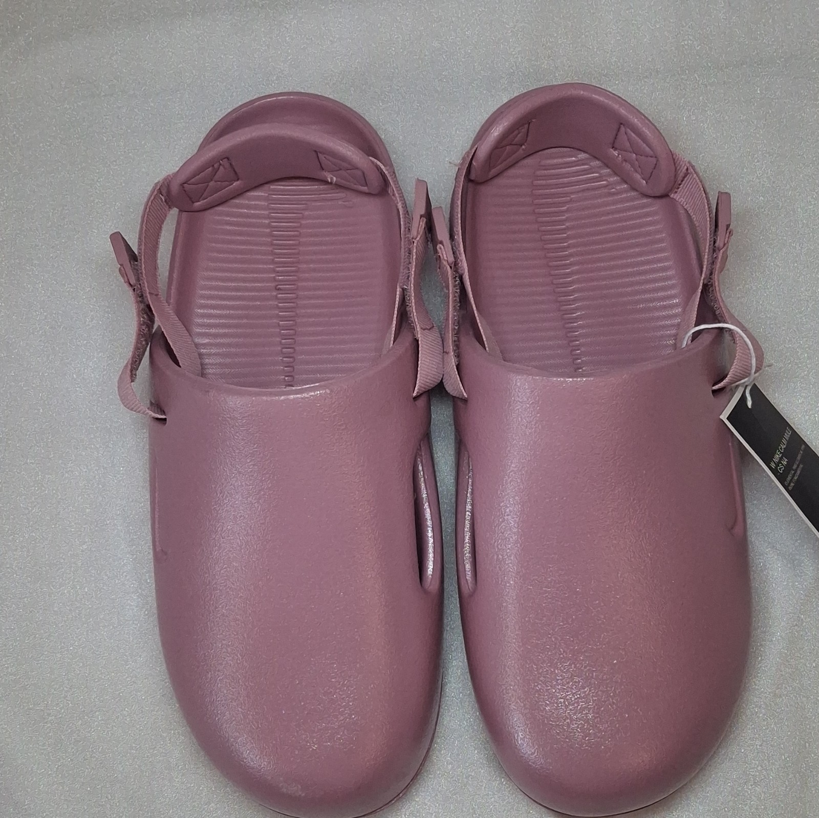 Nike Pink Solid Mule Sandals Logo Buckle Womens US 8 EU 39 HV5054-600