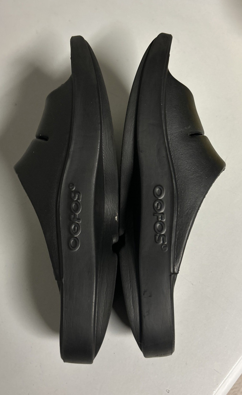 Oofos Slides Black Foam Comfort Men’s 4 Women’s 6 EUR 37