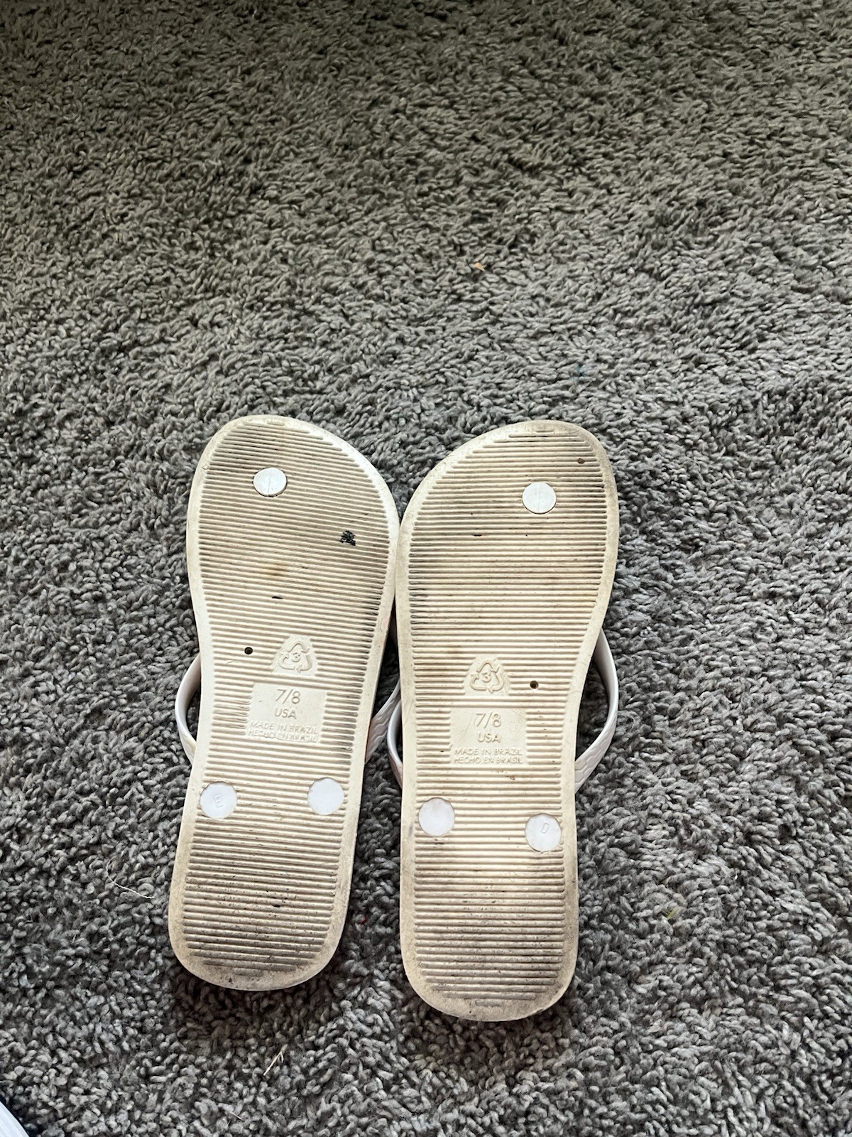 Ocean Pacific Women’s Palm Flip-Flops, Yellow Beach Sandals US Size 7/8
