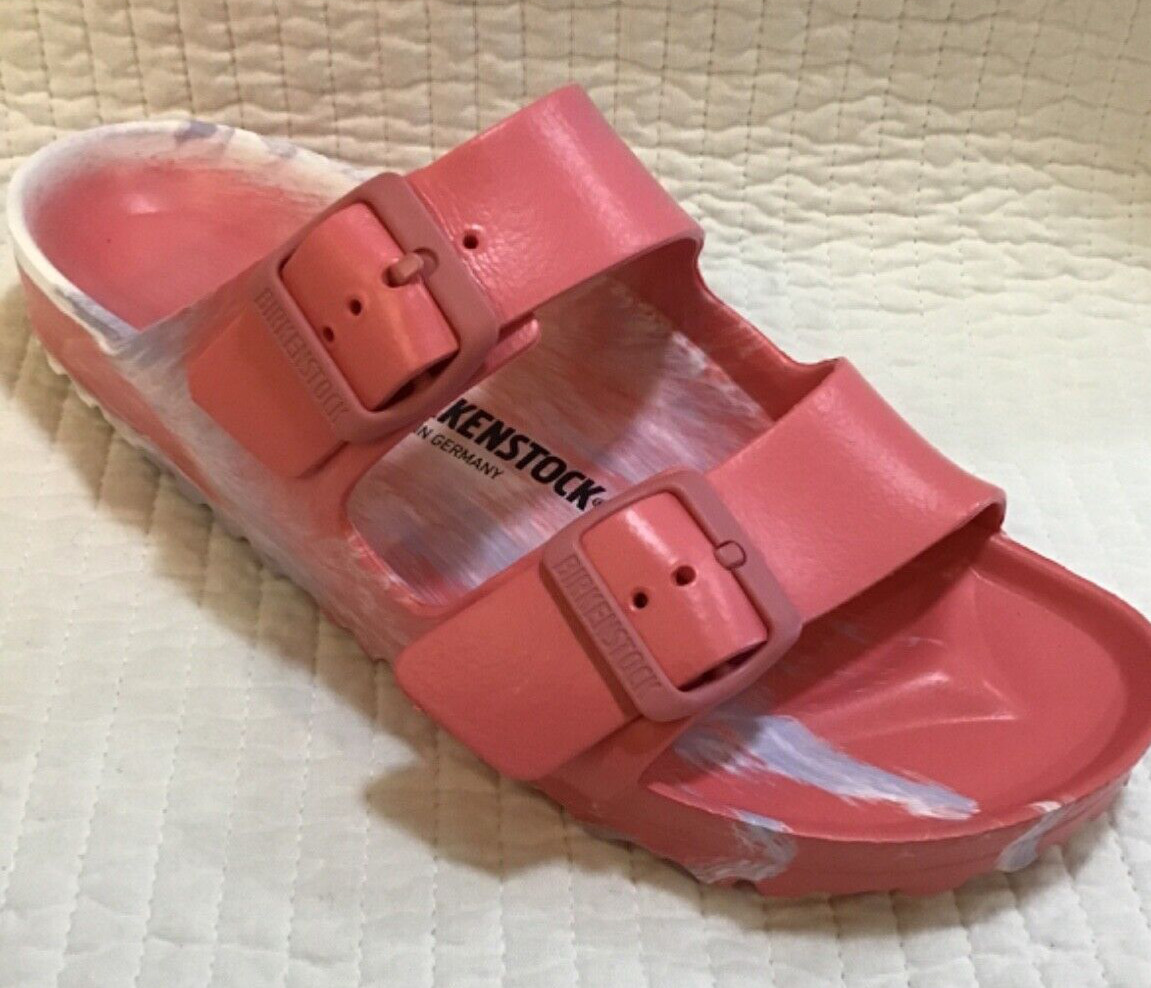 BIRKENSTOCK NIB ARIZONA EVA WATERPROOF WATERMELON PURPLE FOG MULTI 40 L9N