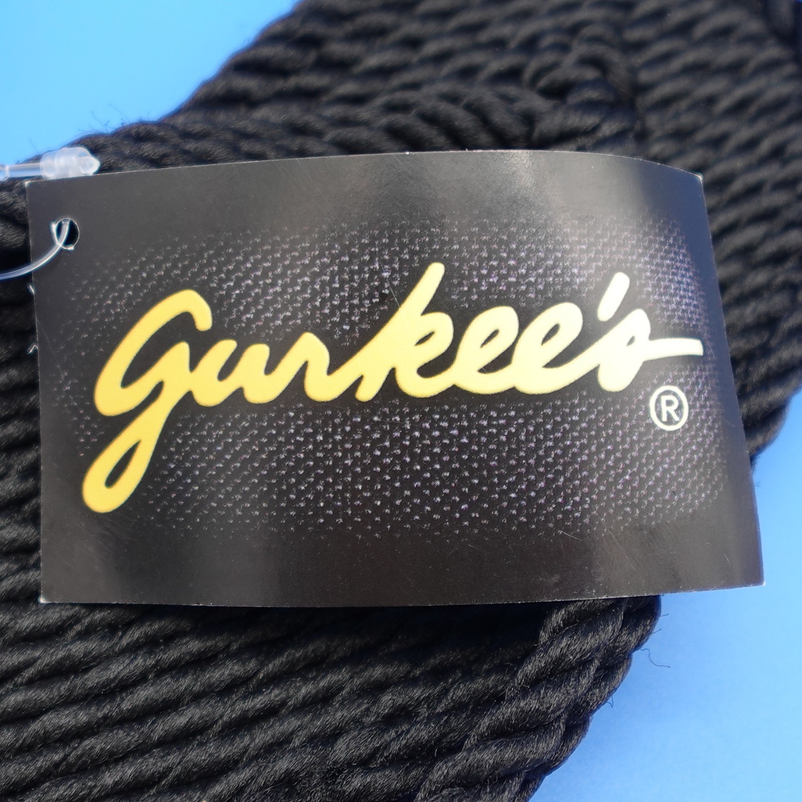 Gurkee’s Tobago Thong Rope Sandals Women’s Size 6 Black New With Box