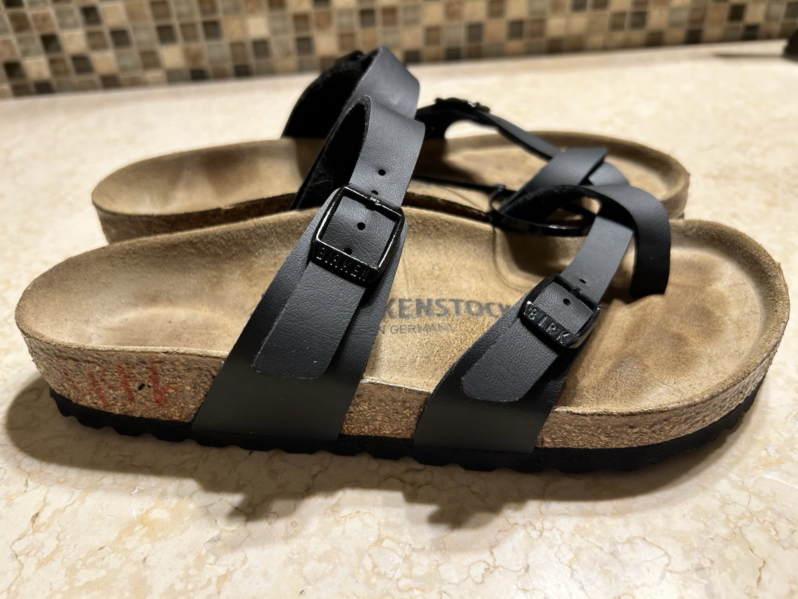 Birkenstock Mayari Birko-Flor Toe-Loop Sandals for Women Size 36M Ladies Size 5