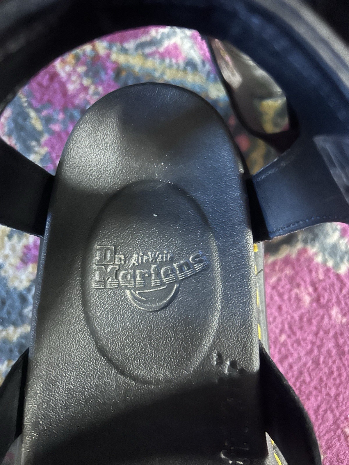 Dr. Martens Womens Docs Blaire Quad Platform Sandals 8 Black Gladiator Strappy