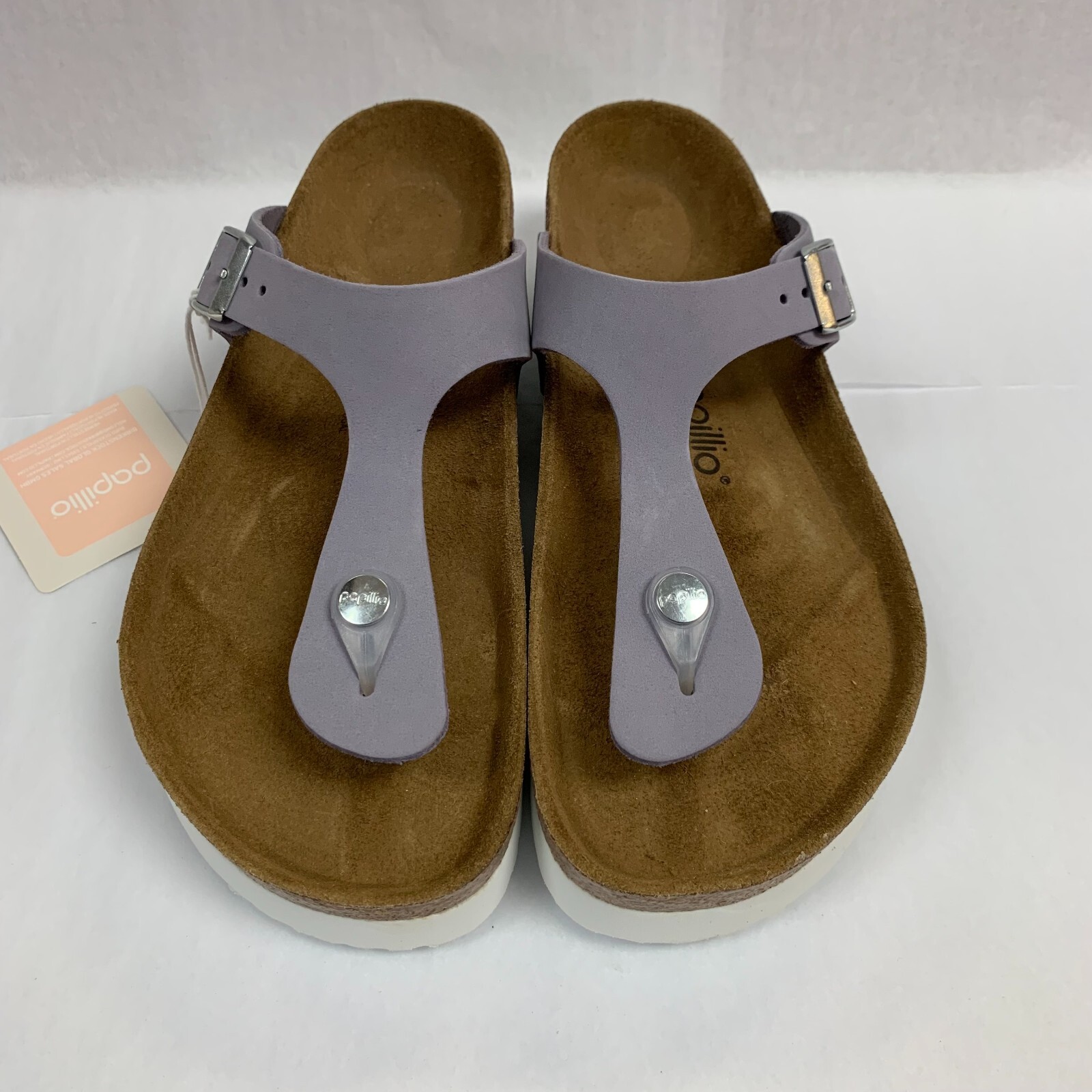 Birkenstock New w/ Box Gizeh Platform PAP Purple Fog Nubuck Regular Select Size