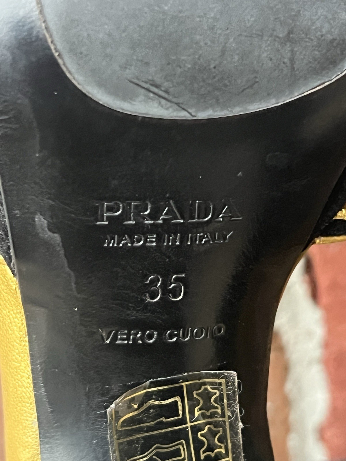 Prada Gold Strappy Sandals/Heels/Pumps – Wmn’s Prada Sz 35 – United States Sz 5