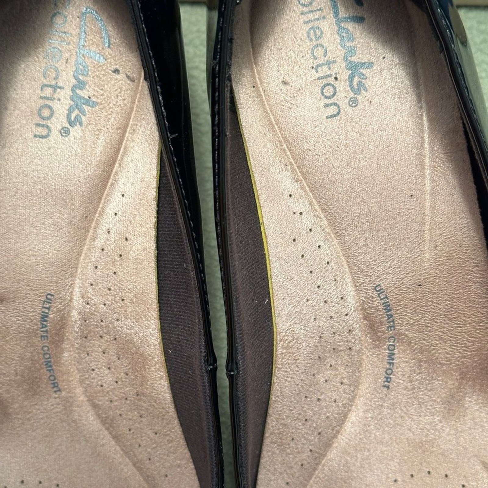 Clarks Olivette Pearl Women’s Patent Leather Wedge- Size 9.5 M