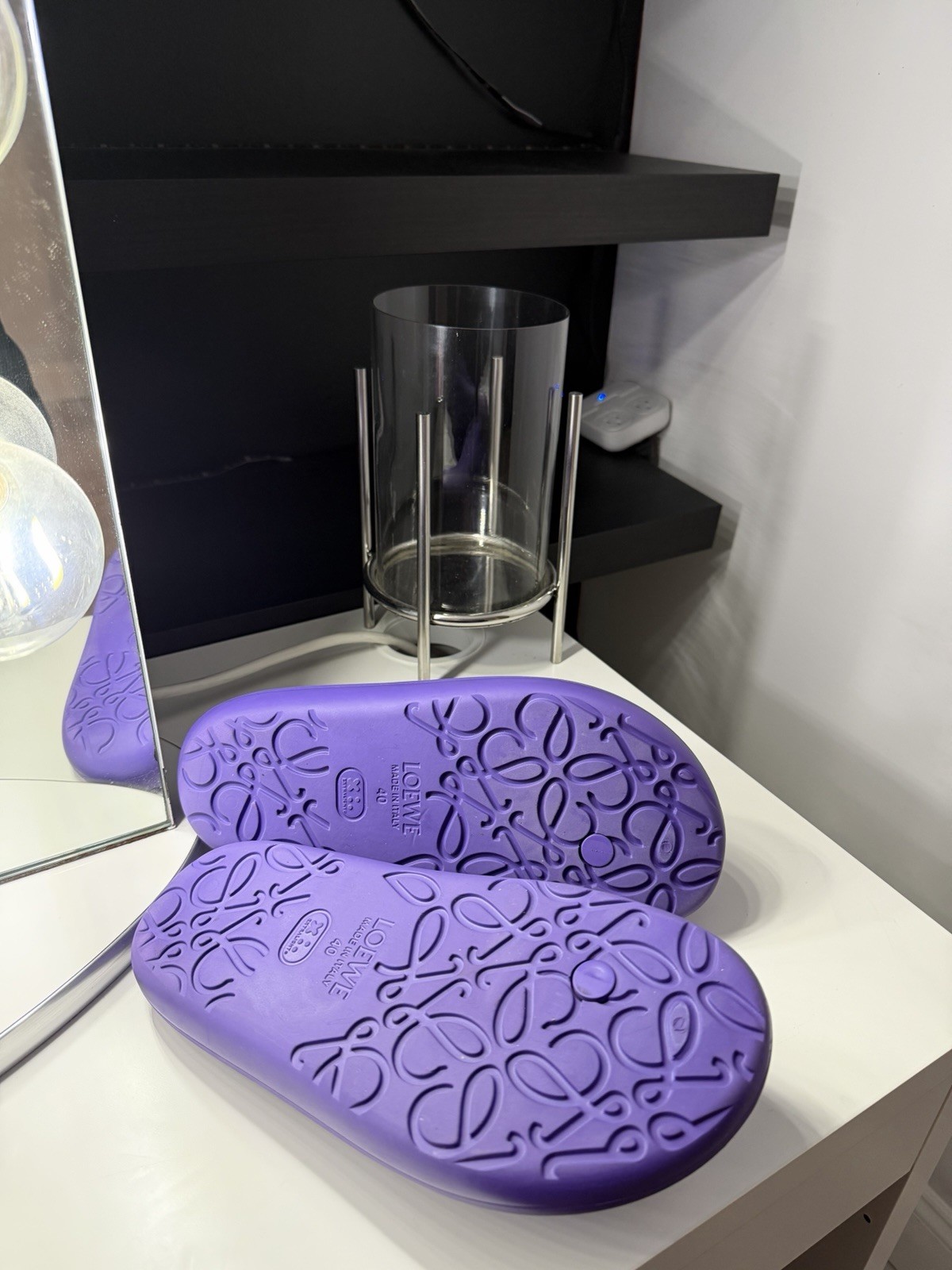 LOEWE Sculpted Platform Slides – Violet 2026 (Limited edition)