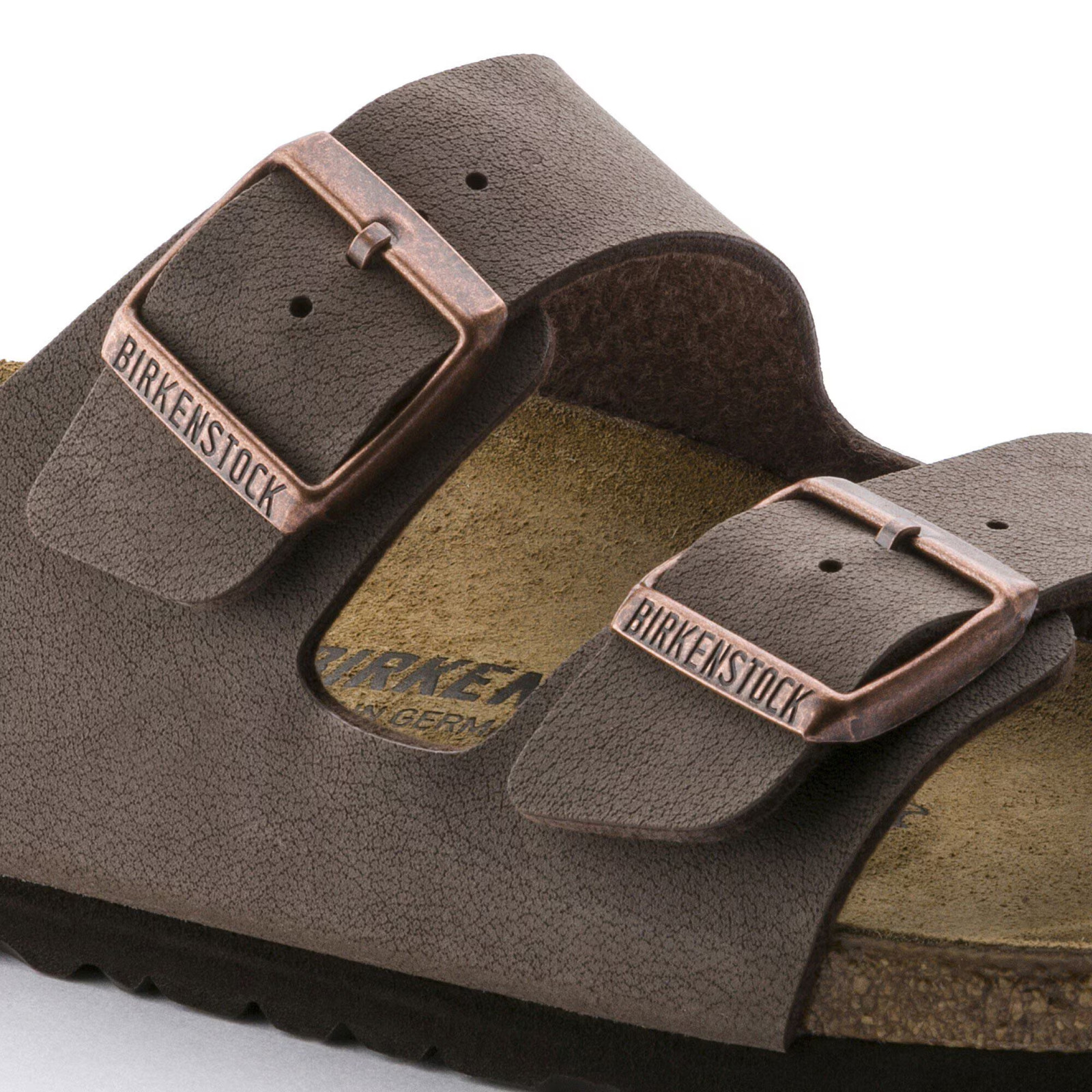 Birkenstock Arizona Birko-Flor Soft Footbed Mocha Unisex sandals EU37-45