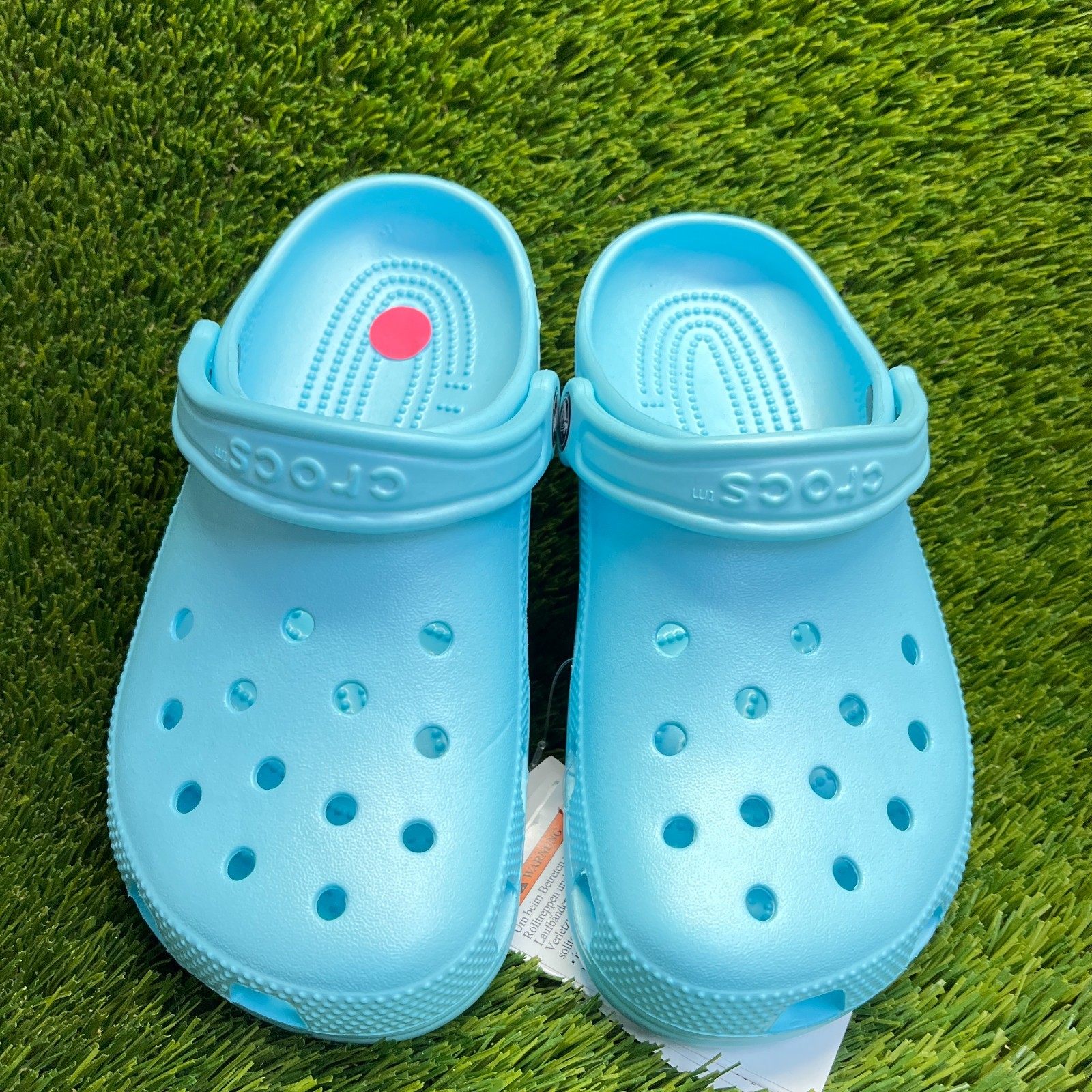 Crocs Classic Clog Womens Size 6 Blue Beach Walking Outdoor Slip On Sandals