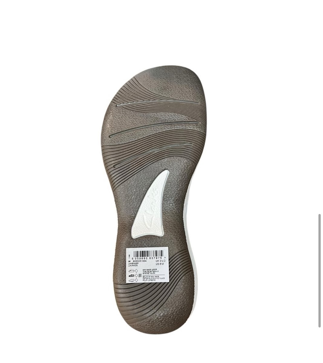 Clarks Cloudsteppers Womens Breeze Sea Flip Flops US Size 8 LAVENDER New in Box