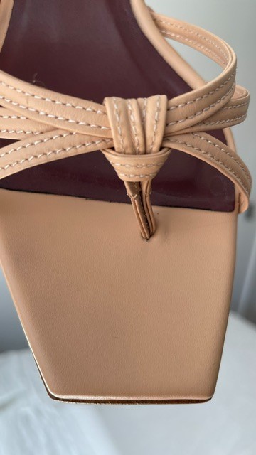 Manu Atelier Lace Sandal Vanilla Size 39 Made in Turkey