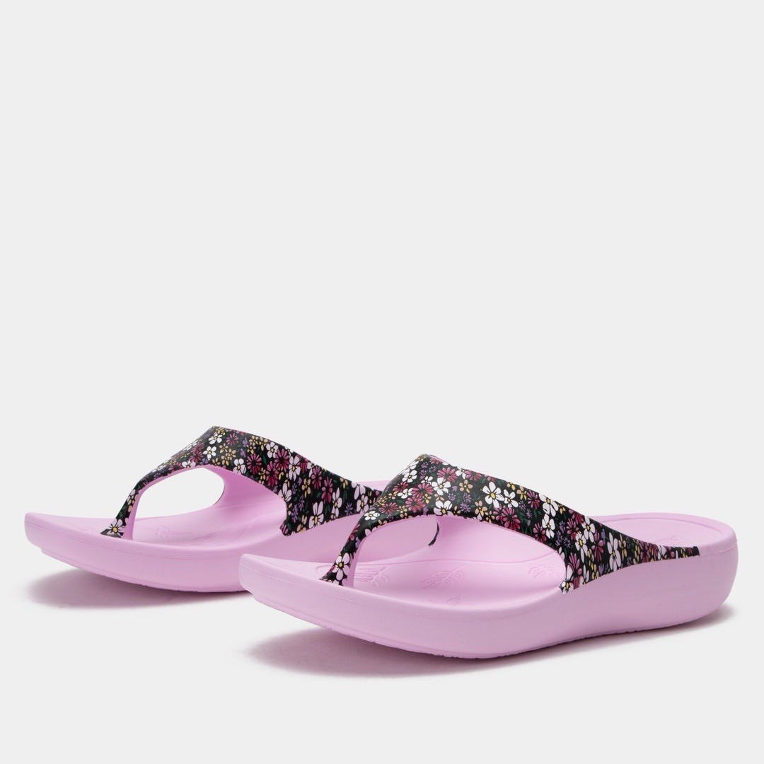 Alegria Printed Thong Sandals Ode Wild Flower Spring Summer US 10.5 / 11